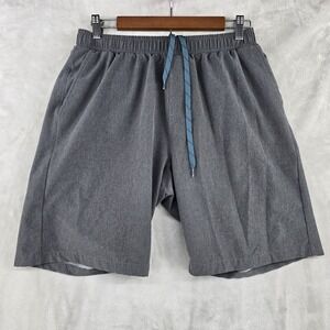 FLYlow Shorts Mens XL Gray‎ Elastic Waist Drawstring Hiking Athletic Tahoe